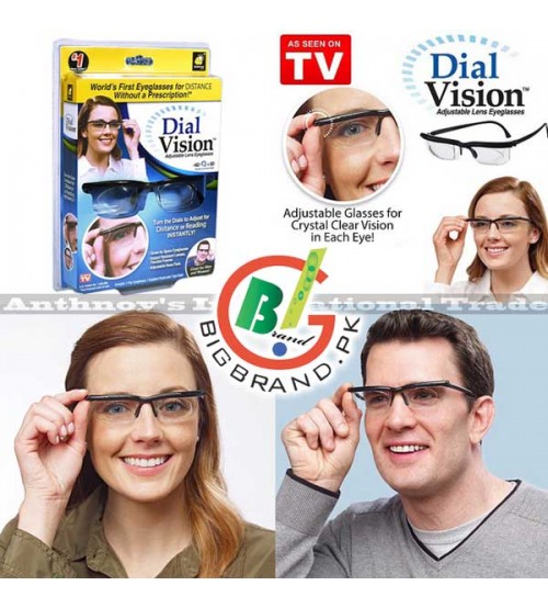 Adjustable Dial Eye Glasses Vision Reader Glasses 